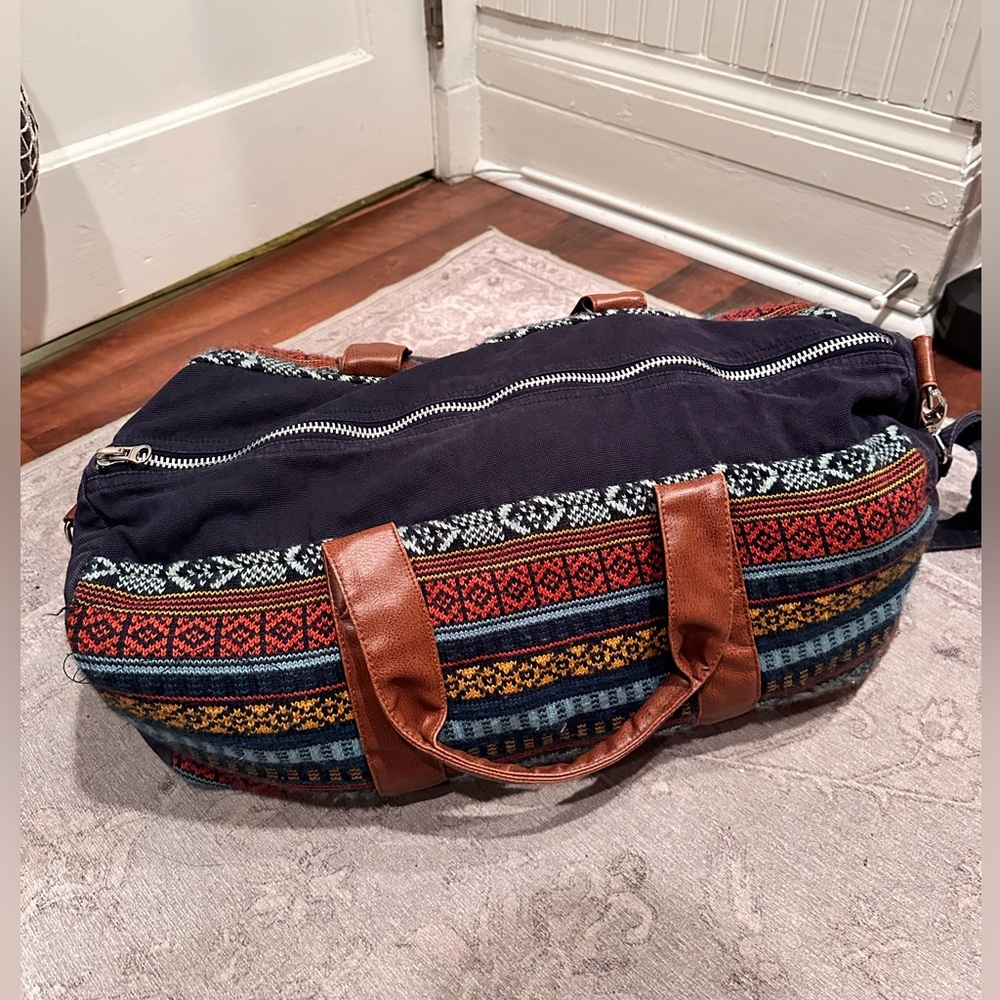 Krochet Kids Handmade Duffle Bag